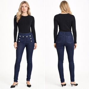 Veronica Beard Jane Indigo High Rise Skinny Jeans Size 28   J1721